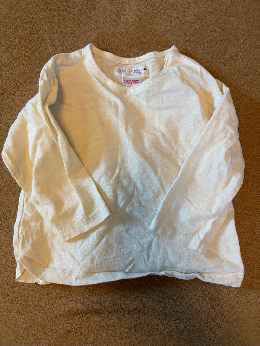 Zara Long-Sleeve White Shirt